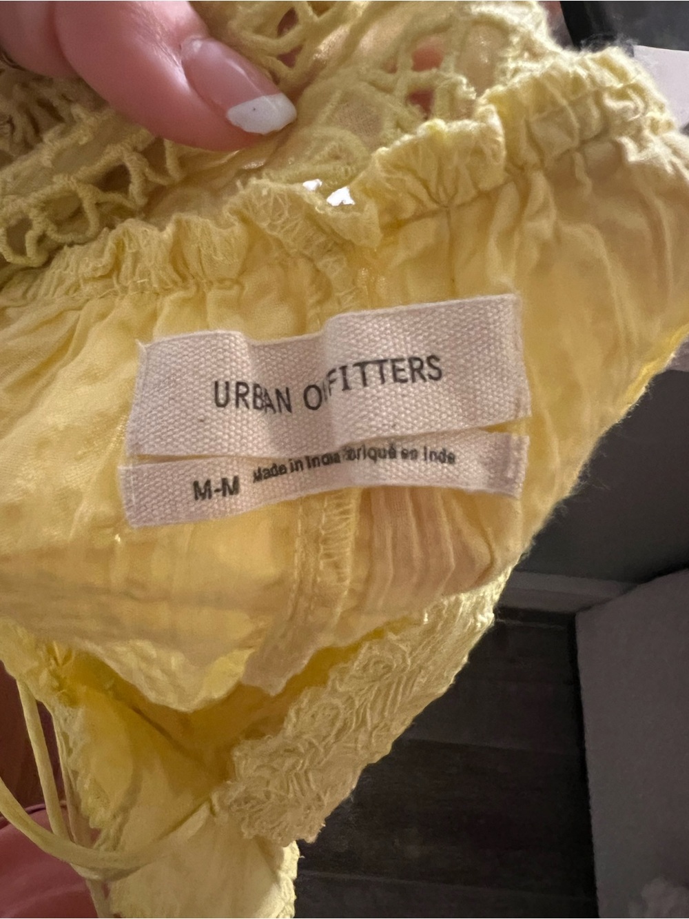 Urban Outfitters Yellow Dress